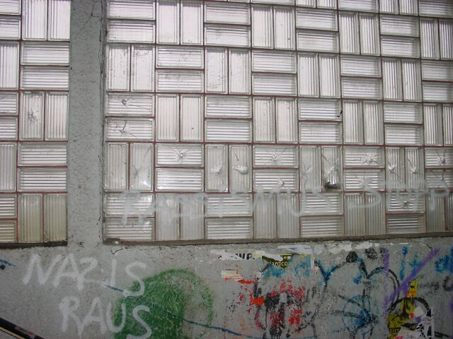 A glass wall