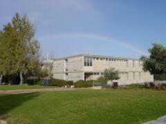 The Physics Institute and a rainbow