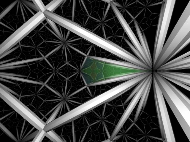 Borromean Ring Complement Manifold 1 by Charlie Gunn
